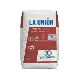 Saco de Cemento Gris P325 de 25kg LA UNION. islagrande.com