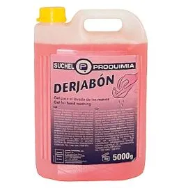 Garrafas de 5Kg de Jabón Detergente para Manos DERJABON. islagrande.com