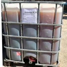 Dynamon SP 507, in a 1000L plastic container with a metal support. islagrande.com