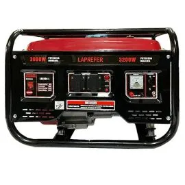 LAPREFER 3000W gasoline generator, powerful and portable, ideal for emergencies, construction, and reliable home use. islagrande.com