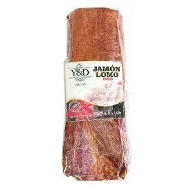 Jamón de lomo ahumado (5.0lb). islagrande.com