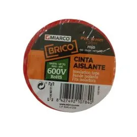 PVC electrical tape Brico – red. Islagrande.com