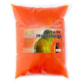 Ripe Papaya Pulp 1kg. Islagrande.com