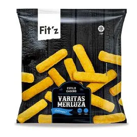 Breaded Hake Sticks Pre-cooked Frozen FIT'Z 13u/Pack 400g
