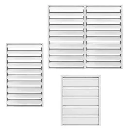 Aluminum slat window