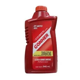 The GONHER 2-Stroke 946 ml Oil is a high-performance lubricant designed to enhance the efficiency and durability of engines. islagrande.com
