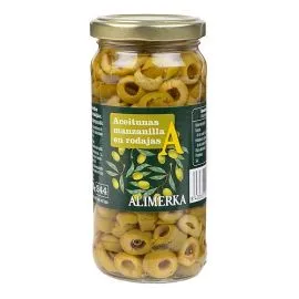 Aceitunas Manzanilla en Rodajas ALIMERKA 230g.islagrande.com