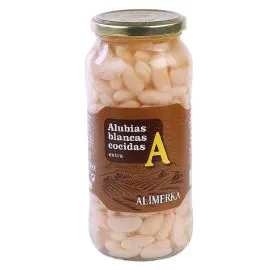 Cooked White Beans ALIMERKA Jar 570g