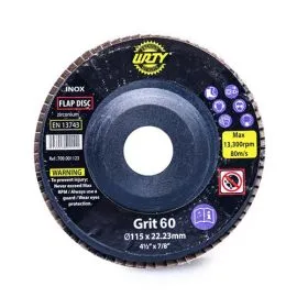 Flap Disc 115mm Grit 60. Islagrande.com