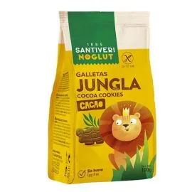 Jungle Cocoa Biscuits NOGLUT SANTIVERI 100g
