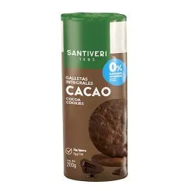 Wholegrain Cocoa Digestive Biscuits SANTIVERI 200g