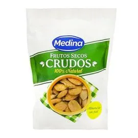 Impulso Almendra Cruda c/Piel MEDINA Paquete 30g.islagrande.com