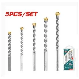 Set of 5 Masonry Drill Bits