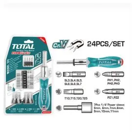 24-piece Ratchet Screwdriver Set