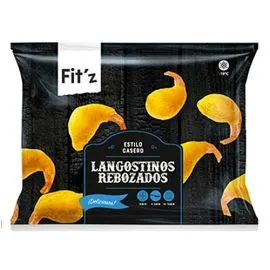 Breaded Prawn Tails Pre-cooked Frozen FIT'Z 10u/Pack 200g