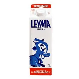 Skimmed UHT Milk LEYMA Elopak with Cap 1L