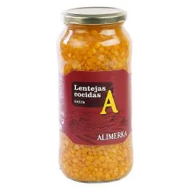 Cooked Lentils ALIMERKA Jar 570g