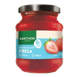 Strawberry Extra Jam 0% Sugar SANTIVERI 270g