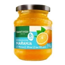 Orange Extra Jam 0% Sugar SANTIVERI 270g
