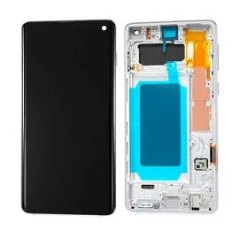 LCD screen with frame compatible with Samsung Galaxy S10. islagrande.com