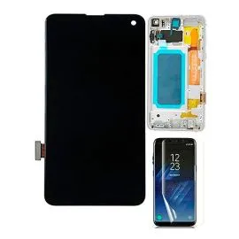 LCD screen with frame compatible with Samsung Galaxy S10E. islagrande.com
