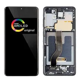 LCD screen with frame compatible with Samsung Galaxy S20 Plus. islagrande.com