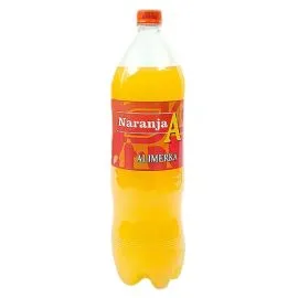 Refresco de naranja ALIMERKA botella 2L.islagrande.com