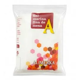 Fine Sea Salt Table ALIMERKA 1Kg