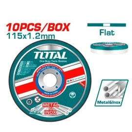 Set of abrasive metal cutting discs